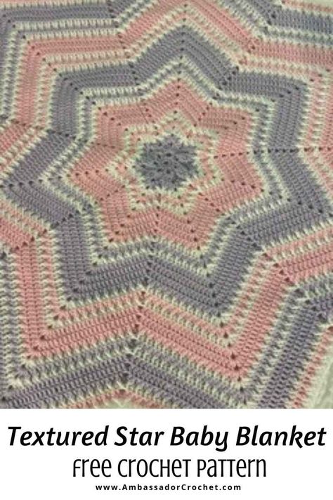 Six Day Star Blanket Free Pattern, Crochet Easy Blanket Pattern, Star Crochet Blanket Pattern Free, 8 Point Star Crochet Pattern, Center Start Crochet Blanket, Crochet 6 Day Star Blanket, Star Blanket Crochet Pattern Free, Granny Star Crochet Pattern, Crochet Star Blanket Free Pattern