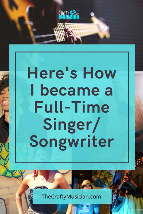 One musician's story about switching careers to do what she loves, overcoming challenges, and making a living doing music. A story about becoming a full-time singer/songwriter. How To Become A Singer Songwriter, How To Become A Singer, Singer Manifestation, Singer Songwriter Aesthetic, Song Prompts, Become A Singer, Music Management, Writing Songs Inspiration, Learn To Sing