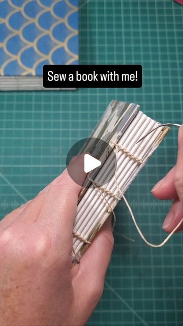 Lacy Stoneburner | Bookbinder on Instagram: "A closer look at finishing a multi-needle coptic binding. I love this style of binding because it is so much easier to attach the back cover (in my opinion) than in a single-needle coptic binding.   Have you tried both bindings? Do you have a preference between single-needle or multi-needle coptic binding?  #copticbinding #copticstitch #bookbinding" Diy Bookbinding Tutorials, Coptic Binding, Bookbinding Tutorial, Book Binding Diy, Book Cover Diy, Sewing Party, In My Opinion, My Opinions, Book Binding