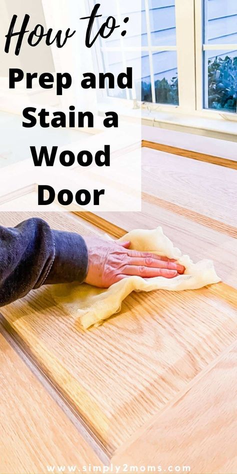 How To Stain Interior Doors, How To Stain A Door, Best Stain For Mahogany Door, Staining Interior Doors, Mahogany Front Door Stain Colors, Front Door Stain Colors, Stained Interior Doors, Sealing Wood, Custom French Doors