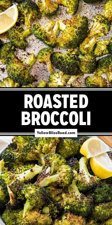 Oven Roasted Broccoli Roast Broccoli Oven, Baked Broccoli Oven, Roasting Broccoli In Oven, Broccoli Oven, Oven Broccoli, Foodie 101, Oven Roasted Broccoli, Seasoned Broccoli, Quick Delicious Dinner