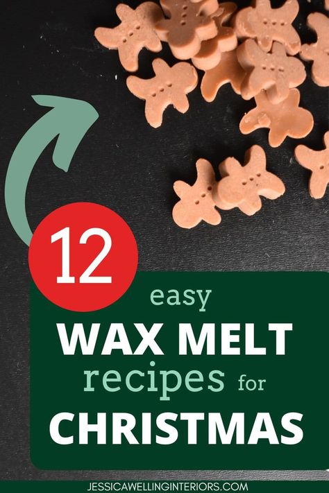 These all-natural soy wax melt recipes are perfect for Christmas! With gingerbread men, Christmas trees, candy cane, spiced cider, eggnog, and cranberry orange clove scented wax melts there's something here for everyone!, Diy Candles, Soy Wax Melts Diy, Herbal Wax Melts, Wax Melts Recipes, Diffuser Scents, Christmas Scent, candle melts, wax tarts, candle tarts diy Wax Melt Recipes, Wax Melts Diy, Soy Wax Melts Diy, Diy Candle Melts, Herbal Wax Melts, Melts Recipes, Homemade Candle Recipes, Wax Melts Recipes, Diffuser Scents