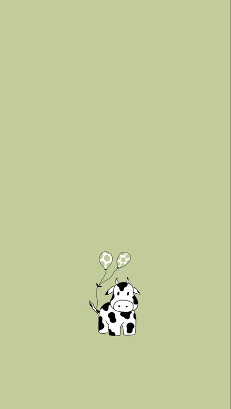 Sage Green Cow Print Wallpaper, Cute Farm Wallpapers, Animated Cow Wallpaper, Cow Screensaver, Green Cow Wallpaper, Cow Aesthetic Wallpaper Iphone, Wallpaper Backgrounds Cow, Simple Screensavers, Cute Cow Wallpapers