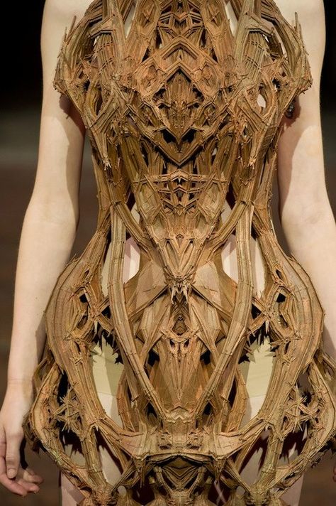 Cathedral Dress, by Iris Van Herpen Cathedral Dress, Architectural Fashion, 3d Printing Fashion, Sculptural Fashion, Iris Van Herpen, 3d Fashion, Fashion Design Dress, Design Textile, Kitenge