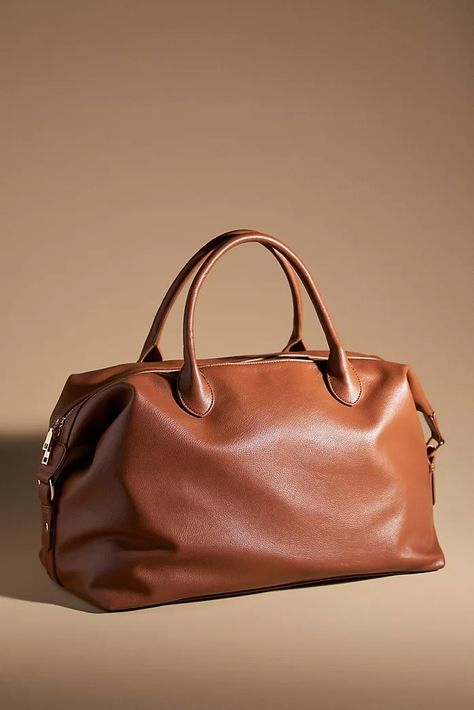 Women's Bags - Handbags, Purses & More | Anthropologie Vacation Essentials, Trendy Purses, Leather Duffel Bag, Leather Weekender Bag, Leather Duffel, Leather Weekender, Bag Women Fashion, Leather Travel Bag, Perfect Handbag