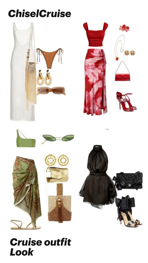 Cruise outfit Captain's Dinner Cruise Outfit, Pack For Cruise Outfits, Msc Cruise Outfits, Elegant Cruise Night Outfit, Shein Cruise Outfits, Christmas Cruise Outfit, Modest Cruise Outfits, Outfits For Cruise, What To Wear On A Cruise