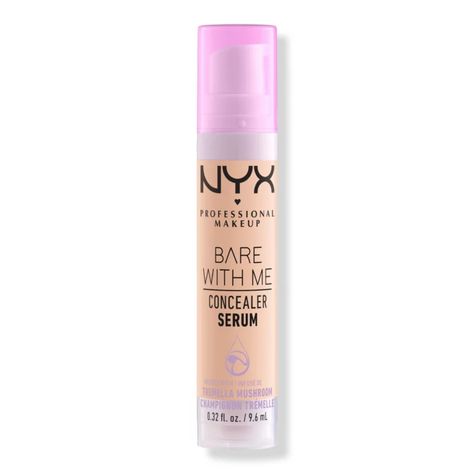 Nyx Bare With Me Concealer Serum Bare With Me Concealer Serum, Nyx Concealer, Tremella Mushroom, Best Drugstore Concealer, Makeup Ulta, Drugstore Concealer, Girl Bye, Skincare Serum, Nyx Makeup