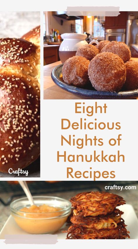 Hanukkah Food Recipes, Hanukkah Meal Ideas, Chanukah Food, Haunakka Food, Hanukkah Menu Ideas, Hannakuh Recipes, Hanakkuh Recipes, Hanukkah Meals, Jewish Desserts Traditional