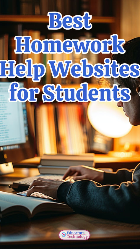 🚀 I've rounded up the top homework help websites that for students. Check them out here: https://www.educatorstechnology.com/2022/11/10-excellent-websites-to-help-students.html  #HomeworkHelp #EduTech Substitute Teacher Tips, Free Educational Websites, Personal Essay, Homework Worksheets, Websites For Students, Student Tips, Best Essay Writing Service, Personal Achievements, Student Behavior