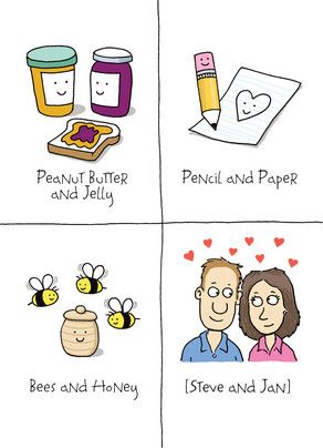 Like Peanut Butter and Jelly Happy Anniversary Card Anniversary Card For Mom And Dad, Anniversary Card Ideas For Parents, Anniversary Cards For Parents, Anniversary Drawings, Happy Anniversary Parents, Honey Name, Paper Bees, Homemade Anniversary Cards, Cards For Parents