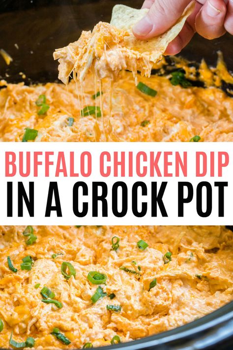 Spicy Buffalo Sauce, Spicy Buffalo Chicken Dip, Buffalo Chicken Dip Crock Pot, Crockpot Buffalo Chicken, Spicy Buffalo Chicken, Crock Pot Dips, Chicken Dip Recipe, Buffalo Chicken Dip Recipe, Cheese Chicken