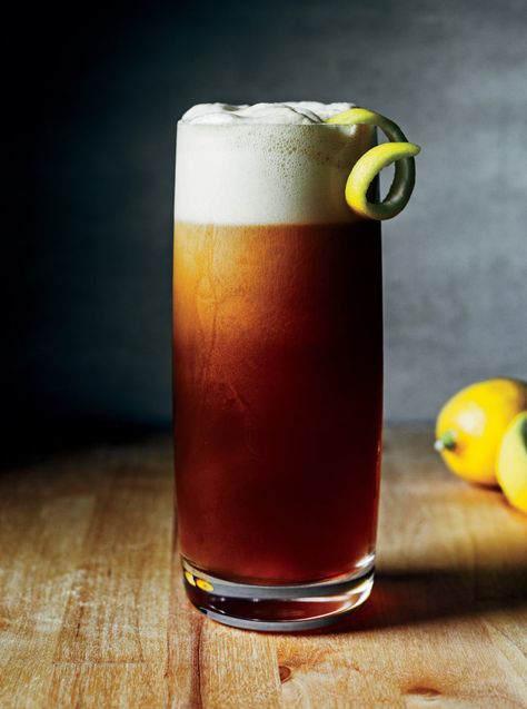 Four Roses Bourbon, Beer Cocktail Recipes, Beer Cocktail, Craft Brew, Bourbon Cocktail, Collins Glass, Lemon Twist, Squeezed Lemon, Beer Cocktails