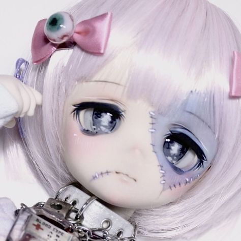 Ball Jointed Dolls Anime, Bjd Anime, Bjd Dolls Girls, Doll Plushies, Images Kawaii, Doll Aesthetic, Fantasy Art Dolls, Yami Kawaii, Kawaii Doll