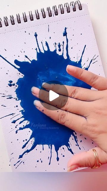 Drawings Paintings Art, Cool Painting Techniques, Painting Ideas On Paper For Beginners, Diy Art Paintings Easy, Drawing Ideas Paint, Diy Canvas Art Painting Step By Step, Panting Photo Ideas, Art Drawings Colorful, Creative Canvas Ideas