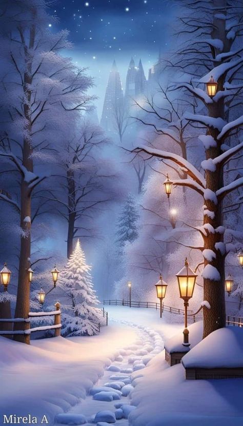 Beautiful Christmas Winter Christmas Scenes, Beautiful Winter Scenes, Christmas Wallpaper Backgrounds, Christmas Scenery, Winter Szenen, Christmas Phone Wallpaper, Cute Christmas Wallpaper, Winter Wallpaper, Winter Scenery