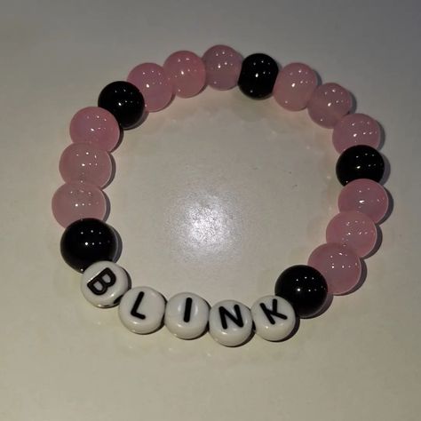 Show your love towards your favorite groups and idols with classy and cute bracelets!! #kpop #blackpink #cute #aesthetic #blink #Black #pink #bracelets #dmfororders📥 #handmade #small buissness #silenophile_05 #affordable #love . . . Love you all Thank you!! Black Pink Bracelet, Blackpink Bracelet, Kpop Bracelet, Pulseras Aesthetic, Blackpink Cute, Pink Bracelets, Small Bead Bracelet, Trending Bracelets, Beads Bracelet Design