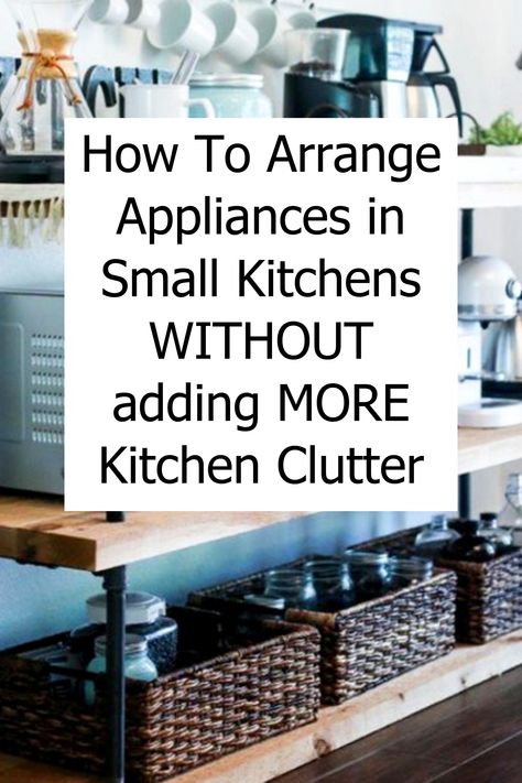 How To Utilize Small Kitchen Cabinets, How To Add Counter Space In Small Kitchen, Sofa Table In Kitchen, Appliance Storage In Small Kitchen, Dishes Storage Ideas Small Kitchens, Kitchen Appliance Storage Apartment, Organization For A Small Kitchen, Kitchen Worktop Storage Ideas, Very Small Kitchen Storage Ideas