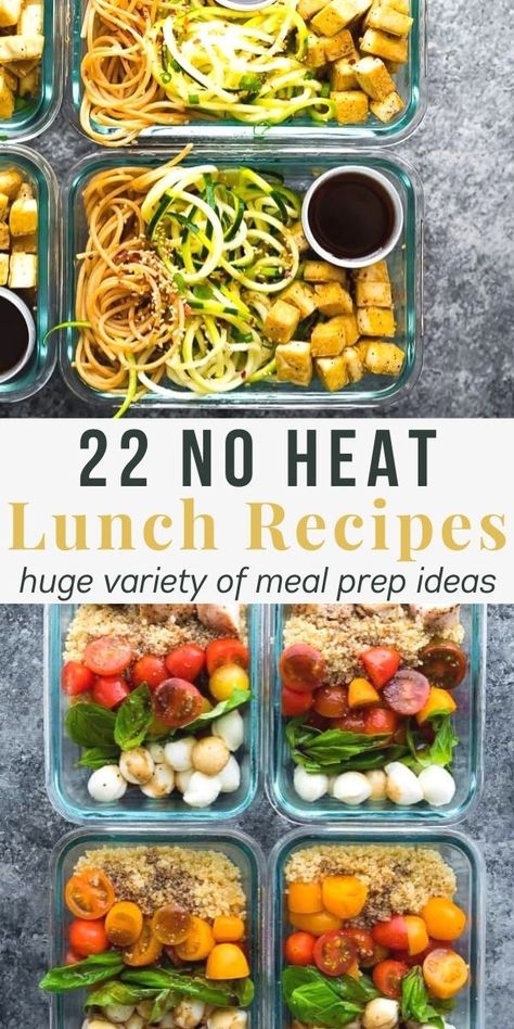 Meal Prep Cold Meals, Meal Prep For The Week No Microwave, Wrap Lunch Box Ideas, Cold Food Meal Prep Ideas, Meal Prep Ideas No Microwave, No Reheat Meal Prep Lunch, Cold Lunch Recipes To Work, Cold Lunch Prep For The Week, Meals You Can Eat Cold