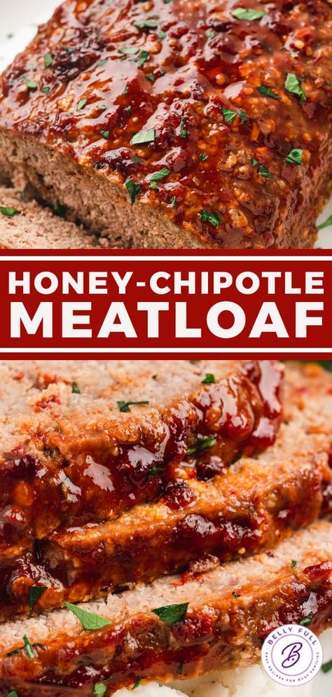 Chipotle Glazed Meatloaf, Chipotle Meatloaf Recipes, Jalapeno Meatloaf Recipes, Juicy Meatloaf Recipes, Spicy Meatloaf Recipes, Meatloaf Glaze Recipes, Jalapeño Meatloaf, Spicy Food Recipes Easy, Sweet And Spicy Meatloaf