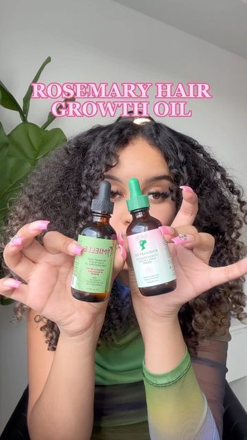 Daviana | Miami Based Creator on Instagram: "When I say I was SHOOK when I saw this in Target, even more shook when I saw how similar the ingredients are! Stay tuned because ein one month I will give my update❗️ • #fyp #hairgrowth #hairgrowthtips #hairgrowthoil #hairoil #naturalhair #longhair #curlyhair #curlyhairproducts #imnotwithmetro #hairoiling #mielleorganics #camillerose #curlyhairproduct #targetfinds" Hair Growth Tips, Grow Hair, Hair Oiling, Rosemary Hair Growth, Camille Rose, Beauty Corner, Rosemary Oil, Hair Growth Oil, One Month