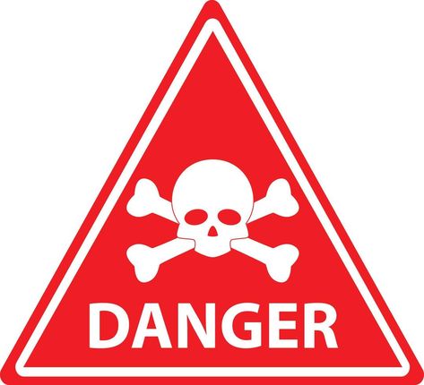 red danger skull crossbones warning on white background. danger warning message logo. flat style. restricted zone, sign. dangerous chemicals symbol. Danger Zone Logo, Danger Logo Design, Restricted Logo, Danger Sticker, Warning Logo, Danger Symbol, Message Logo, Danger Signs, Organic Skin Care Brands