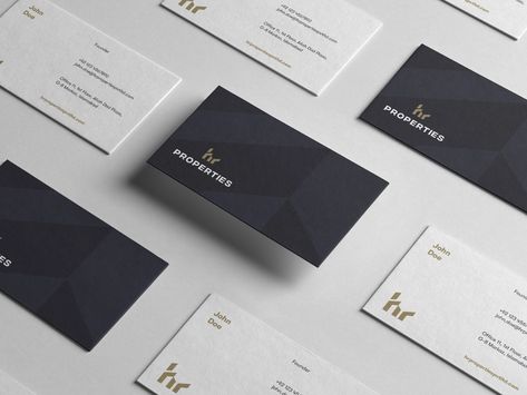 Property Business, Luxury Business Card, Foil Business Cards, Create Business, Letterpress Business Cards, Create Business Cards, Premium Business Cards, Minimal Business Card, Card Images