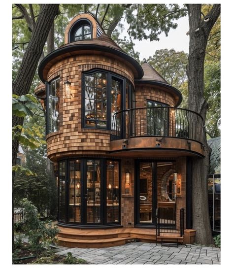 Tiny House Designs, Interesting Homes, Casa Hobbit, Exterior Houses, Bedroom Stuff, Tiny House Inspiration, Modern Tiny House, Inspire Me Home Decor, Fantasy House