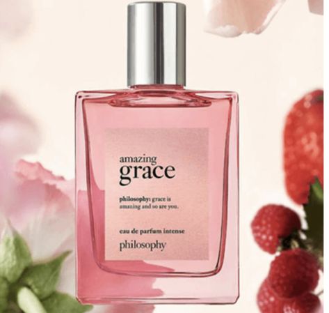 FREE Philosophy Amazing Grace Eau de Parfum Intense Sample - Budget Savvy Diva Grace Perfume, Amazing Grace Perfume, Pink Notes, Philosophy Beauty, Philosophy Amazing Grace, Musk Perfume, Rose Absolute, Rose Fragrance, Healthy Beauty