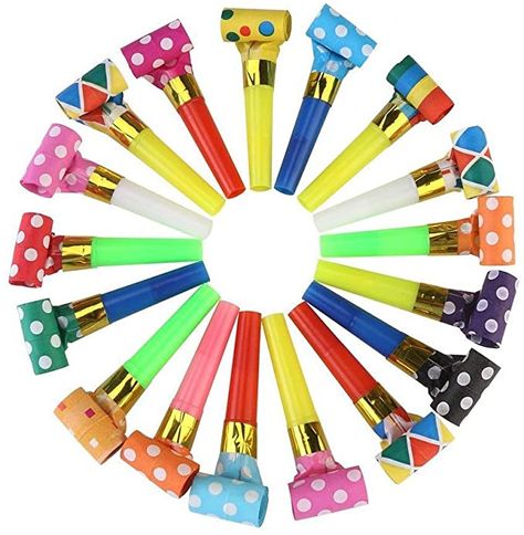 Party Blower, Party Blowers, Party Horns, Colorful Birthday, Noise Makers, Party Toys, Party Funny, Childrens Party, New Years Party