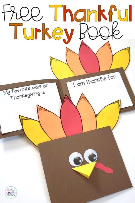 Your kids will enjoy learning about Gradtitude with this Free Greatful Thanksgving book. Students can write or draw about what they are thankful for after they make this adorable craft.Kindergarten thanksgiving activities. Free turkey craft. thanksgivign turkey book. Free thankful book. Kindergarten thanksgiving activities. kindergarten activities. Hands On Thanksgiving Activities, Thanks Giving Crafts For Kids Classroom, Thanksgiving Week Activities For Kids, Thankful Books For Preschool, Thanksgiving Presents For Parents, Thanksgiving Actitivies For Kids, I'm Thankful For Crafts For Kids, Kindergarten Turkey Project, Thanksgiving Craft For 1st Grade