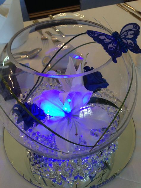 Butterfly Wedding Centerpieces, Butterfly Quinceanera Theme, Butterfly Sweet 16, Butterfly Quince, Quince Centerpieces, Quince Decor, Blue Sweet 16, Sweet 16 Centerpieces, Butterfly Centerpieces