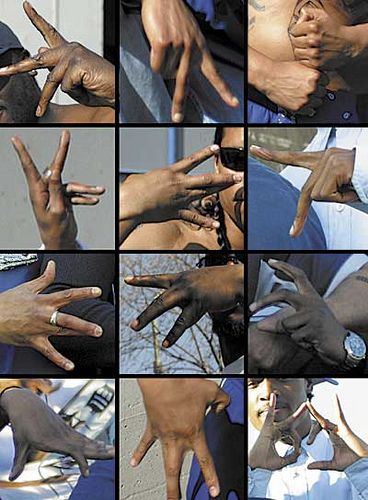 Brownsville Brooklyn Gangsters | Gangsta hand signs Gangsta Hand Sign, Gd Gang Hand Signs, Gangsta Signs, Gang Sings Hands, Icons Gangster, Gang Signal, Gang Symbols, Gang Sign, Brownsville Brooklyn