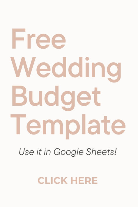 Save money on your wedding by tracking your wedding budget! Click to get your free template in Google Sheets. We’ve made budgeting for your wedding super easy for you by creating a DETAILED budget tracker that you can use in Google Sheets. ⭐ Set your budget in EVERY category ⭐ Since it’s on Google Sheets, you can access it everywhere ⭐ Share it with your fiance ⭐ Add expenses on the spot, so you never miss a thing! ⭐ Know exactly where you are in the planning process along the way Wedding Spreadsheet Templates Free, Wedding Spreadsheet Templates, Free Wedding Budget Spreadsheet, Financial Budget Spreadsheet, Budget Sheet Template, Wedding Budget Spreadsheet, Wedding Budget Template, Simple Budget Template, Weekly Budget Template