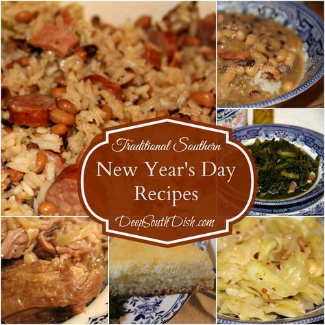 Ever wonder why Southerners eat certain foods to ring in the new year? Or, what are the traditional foods that make up a Southern New Year's menu and how they came to be? Read on to find out! Traditional Southern New Years Day Meal, New Years Recipes Traditional, Traditional New Years Day Food, New Year’s Day Recipes, New Year Day Food, New Years Meals Traditional, Traditional New Years Food, Southern New Years Day Meal, New Year Meals Traditional