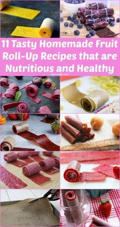 Healthy Fruit Roll Ups Healthy Roll Ups, Healthy Rolls, Fruit Leather Recipe, Roll Ups Recipes, Recipes With Few Ingredients, Fruit Roll, Fruit Roll Ups, Dessert Aux Fruits, Dehydrated Food