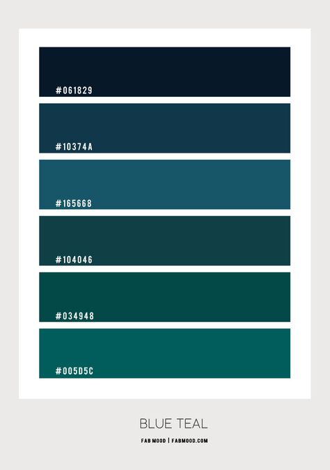 Blue Teal Colour Scheme – Colour Palette #105 1 - Fab Mood | Wedding Colours, Wedding Themes, Wedding colour palettes Dark Teal Green Color Palette, Petrol Colour Palette, Deep Blue Colour Palette, Petrol Color Palette, Teal Complimentary Colors, Winter Bookstagram, Teal Blue Aesthetic, Lake Color Palette, Dark Teal Aesthetic