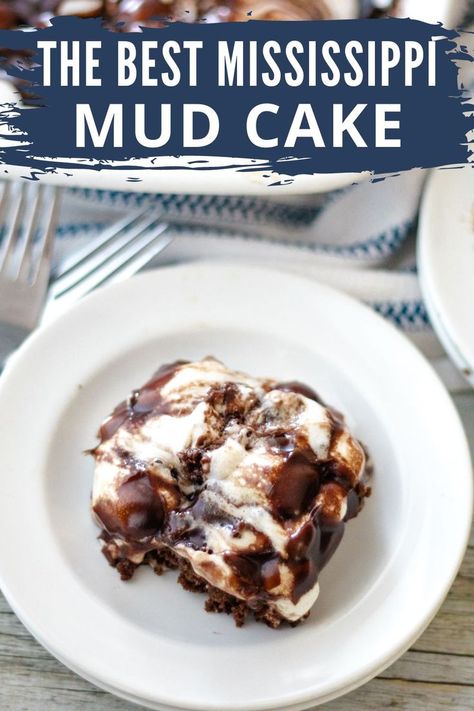 Grandma's Mississippi Mud Cake is more than a dessert; it's a journey back in time. With its fudgy texture and rich chocolate flavor, this mud cake captures the essence of Southern tradition. Loaded with marshmallows, it's a must-try for any dessert lover. Mud Cake Recipe, Chocolate Marshmallow Cake, Mud Pie Recipe, Mississippi Mud Cake, Mississippi Mud Pie, Mud Cake Recipes, The Best Desserts, Yummy Desserts Easy, Mississippi Mud