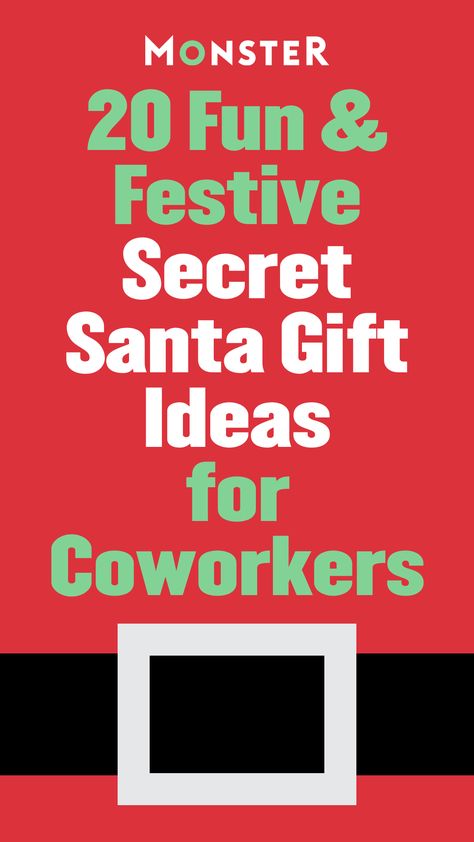 What’s your Secret Santa 🎅 comfort level? Whether you’re thrilled - or not - by the thought of exchanging gifts with coworkers, these ideas are sure to be a hit. Secret Santa Week Themes, Secret Santa Theme Days, Secret Santa Pranks For Coworkers, Secret Santa Daily Gift Ideas, Fun Secret Santa Ideas For Coworkers, Unique Secret Santa Gifts, Coworker Gift Exchange Ideas, Secret Santa Sayings For Coworkers, Secret Santa Work Ideas