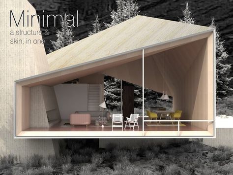 Shelter Design, Eco Architecture, Mountain House Plans, Luxury Cabin, Modern Bungalow, Tiny Cabin, Small Cabin, Modern Cabin, Cabin Design