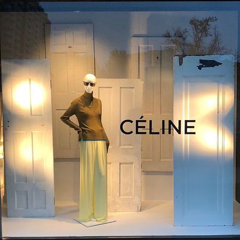 SAKS FIFTH AVENUE, Wisconsin Avenue, Chevy Chase, Maryland, “If you don’t go through life with an open mind, you will find a lot of closed doors”, for Celine, pinned by Ton van der Veer Chevy Chase, Store Windows, Creative Display, Space Interiors, Visual Display, Pop Up Store, Window Display, Visual Merchandising, Retail Design