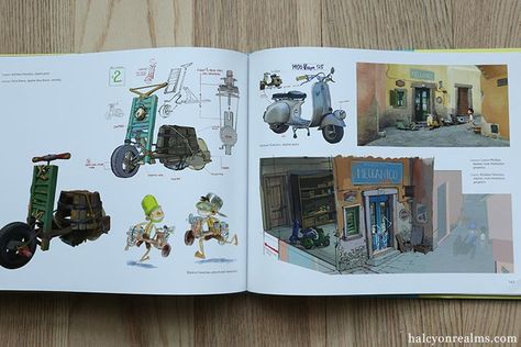 The Art Of Luca Book Review The Art Of Luca, Luca Art Book, Art Book Layout, Architecture Folio, Artbook Layout, Artworks Ideas, Concept Art Books, Graphic Design Portfolio Layout, Lucas Arts