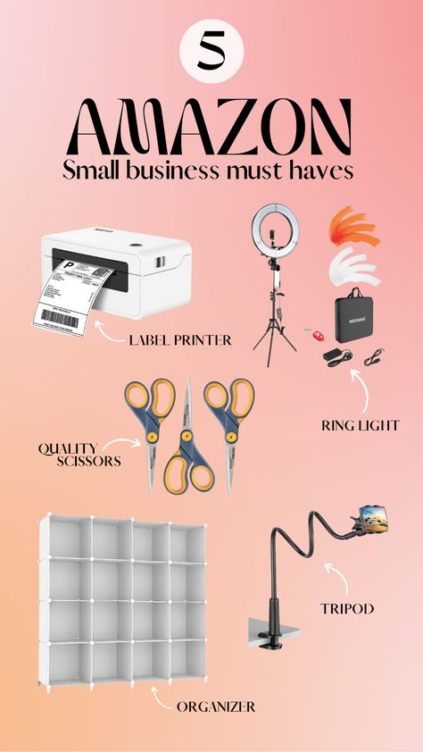 Organisation, How To Market Small Business, Small Business Equipment, How To Small Business, Small Business Decorating Ideas, Small Business Beauty Products, Small Business Set Up In Bedroom, Gifts Business Ideas, Small Business Essentials List