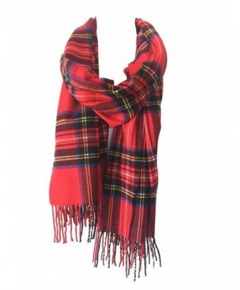 DRY77 Blanket Oversized Tartan Long Cashmere Feel Scarf Wrap Shawl Pashmina Women Men - Red - CB12N0HBMNM Tartan Fashion, Plain Scarves, New Photo Style, Stylish Photo Pose, Fashion Scarves, Trendy Winter, Wrap Shawl, Red Tartan, Tartan Plaid