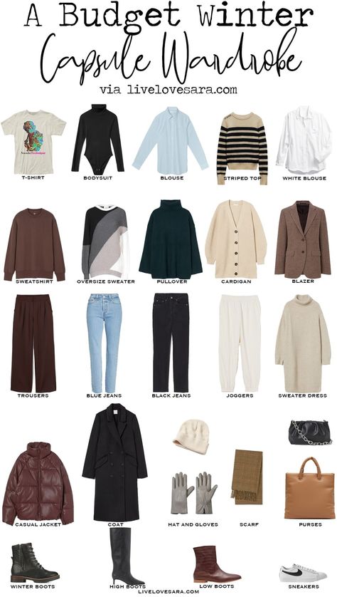 How to Build a Winter Capsule Wardrobe on a Budget - livelovesara Winter Dressing, Smart Fashion, Capsule Wardrobe Women, Outfit Minimalist, Teacher Wardrobe, Capsule Wardrobe Work, Sweater Dress Casual, Fashion Capsule Wardrobe, Winter Fashion Outfits Casual