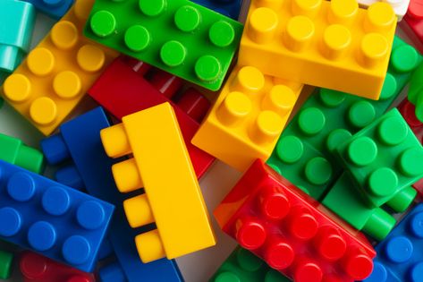 Kids Building Blocks, Toy Library, Used Legos, Mega Blocks, All Vitamins, Slide Background, Lego Blocks, Lego Pictures, Visual Learning