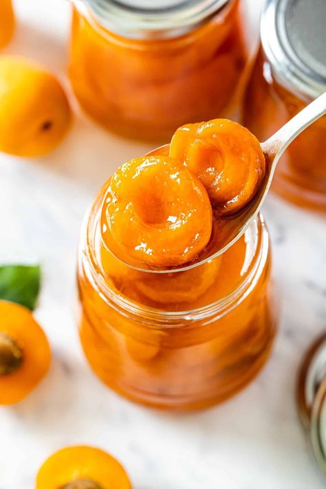 Homemade Apricot Jam #apircot #jam #easyrecipe #breakfast #breakfastrecipe | All We Eat Easy Apricot Jam Recipe, Jam Homemade, Apricot Jam Recipes, Apricot Recipes, Homemade Strawberry Jam, Fruit Jam, Apricot Jam, Dried Apricots, Oats Recipes