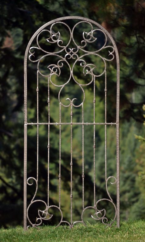 H Potter Large Wrought Iron Ornamental Metal Scroll Garden Trellis ... Wrought Iron Trellis, Outdoor Wall Panels, Metal Garden Trellis, Patio Wall Decor, Iron Trellis, Wall Trellis, Metal Trellis, Garden Obelisk, Outdoor Screens