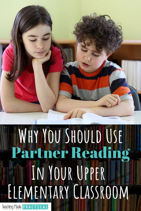 Partner reading with 3rd, 4th, and 5th grade students is a great way to help students stay engaged, improve their reading fluency and comprehension, and give students chances to learn from each other.  Check out these tips and ideas to help you think about partner reading procedures so that your students can be successful and stay on task so that you can work with small groups and do guided reading or other ELA tasks. Positive Classroom Environment, Reading Strategy, Language Classroom, Dual Language Classroom, Partner Reading, Teaching Third Grade, Reading Comprehension Strategies, 5th Grade Classroom, Positive Learning