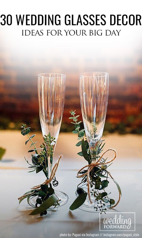 30 Wedding Glasses Décor Ideas For Your Big Day ❤ The best ideas toasting flutes for bride and groom in a different style which impress you. Look this wedding glasses decor ideas and happy planning! See more: http://www.weddingforward.com/wedding-glasses/ #wedding #decor #weddingdecorations #bridaldecorations #weddingglasses Wine Wedding Glasses, Boho Wedding Toasting Glasses, Diy Wedding Toasting Glasses, Toasting Glasses Wedding Diy, Diy Wedding Flutes, Bride And Groom Toasting Glasses, Mr And Mrs Glasses Wedding, Bride And Groom Glasses Diy, Wedding Flutes Bride And Groom