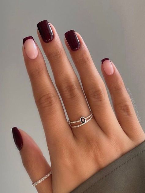 Gel Lak Nails, Trendy Dip Nails, Late Winter Nails, Kutek Disney, Autumn October, November Nails, Fall Nail Trends, Fall Gel Nails, Valentine Nails